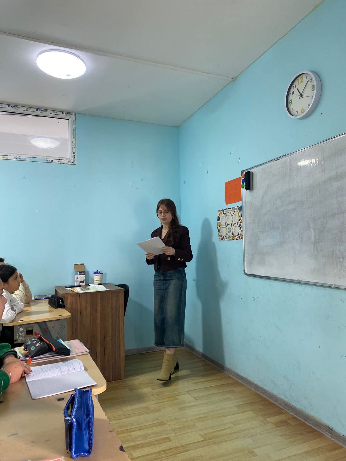 ღია გაკვეთილი ინგლისურ ენაში